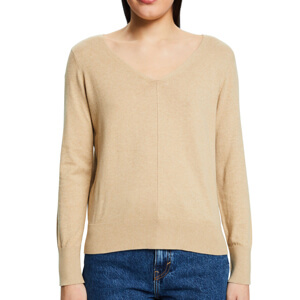 Esprit Cotton V- Neck Sweater
